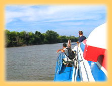 Auf dem Tonle Sap Fluss