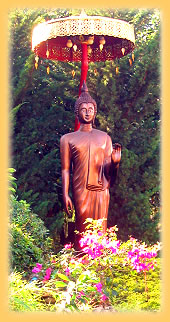 Stehender Buddha im Wat Than Pao - Chiang Mai 