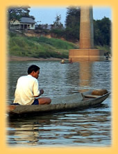 Auf dem Mekong bei Nong Khai