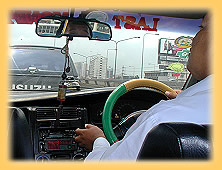 Mit dem Taxi durch Bangkok