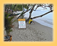 White Sand Beach an der Sabay Bar