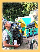 Birdwatching am Morgen im Thap Lan Nationalpark