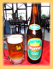Auf ein Bier in Myanmar