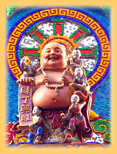 Chinsicher Buddha in Chinatown Bangkok