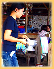 Tom Yam Gung wird serviert