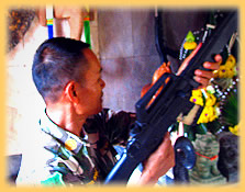 Feier zu Ehren des Schutzheiligen des Khao Yai  Nationalparks